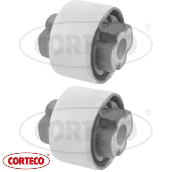 2X Lagerung FüR Lenker Corteco 49398236 Buchse 2 Querlenkerlager-image