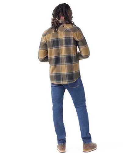 Smartwool Anchor Line Shirt Jacket Winter Moss Plaid Merino Wool Sz XL NWT $220 - Picture 9 of 23