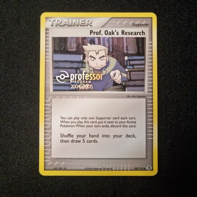 Pokemon Prof. Oak's Research Professor Program Promo Card 98/112  Near Mint