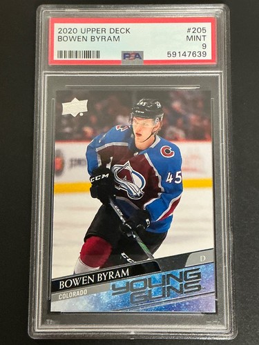 2020 Upper Deck #205 Bowen Byram PSA 9 MINT 639