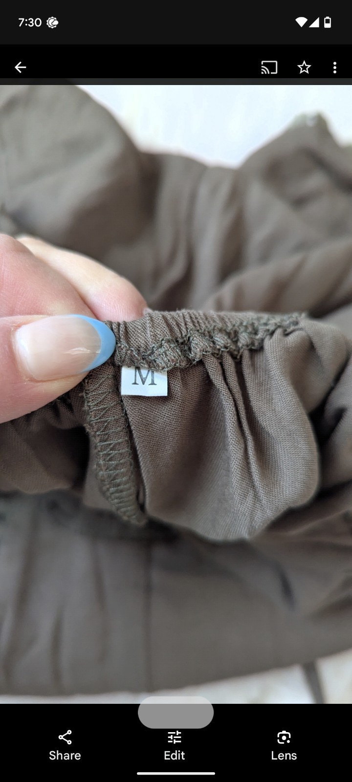 Women's Khaki Open Tie String Back Romper Playsui… - image 12