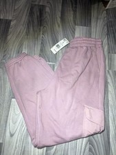 Adidas Women's Pink Magic Mauve Utility Fleece Jogger Pants Sz L NWT