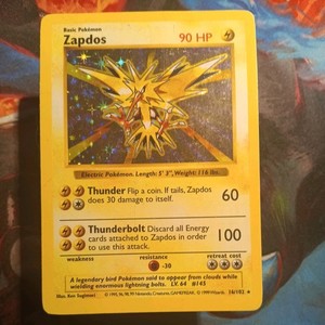 Zapdos 16/102 Shadowless for sale | eBay