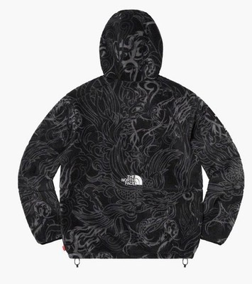 Supreme ブラック Supreme The North Face Steep Tech Fleece Pullover Black Dragon