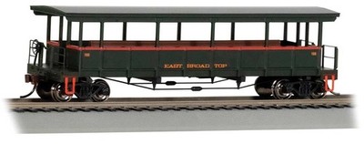 Bachmann 17401 RTR Open Excursion Car ''East Broad Top'' #168