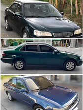 Us Toyota Window Visor Sun Rain Guards Wind Deflectors 1998-2002 Corolla Sedan