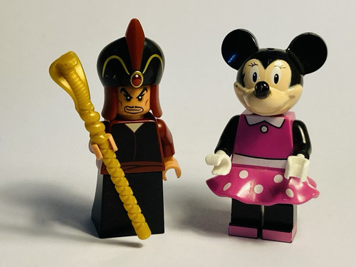 LEGO Mini Figures - Disney Series - Minnie Mouse & Jafar - Missing Parts (ref1) - Picture 1 of 6