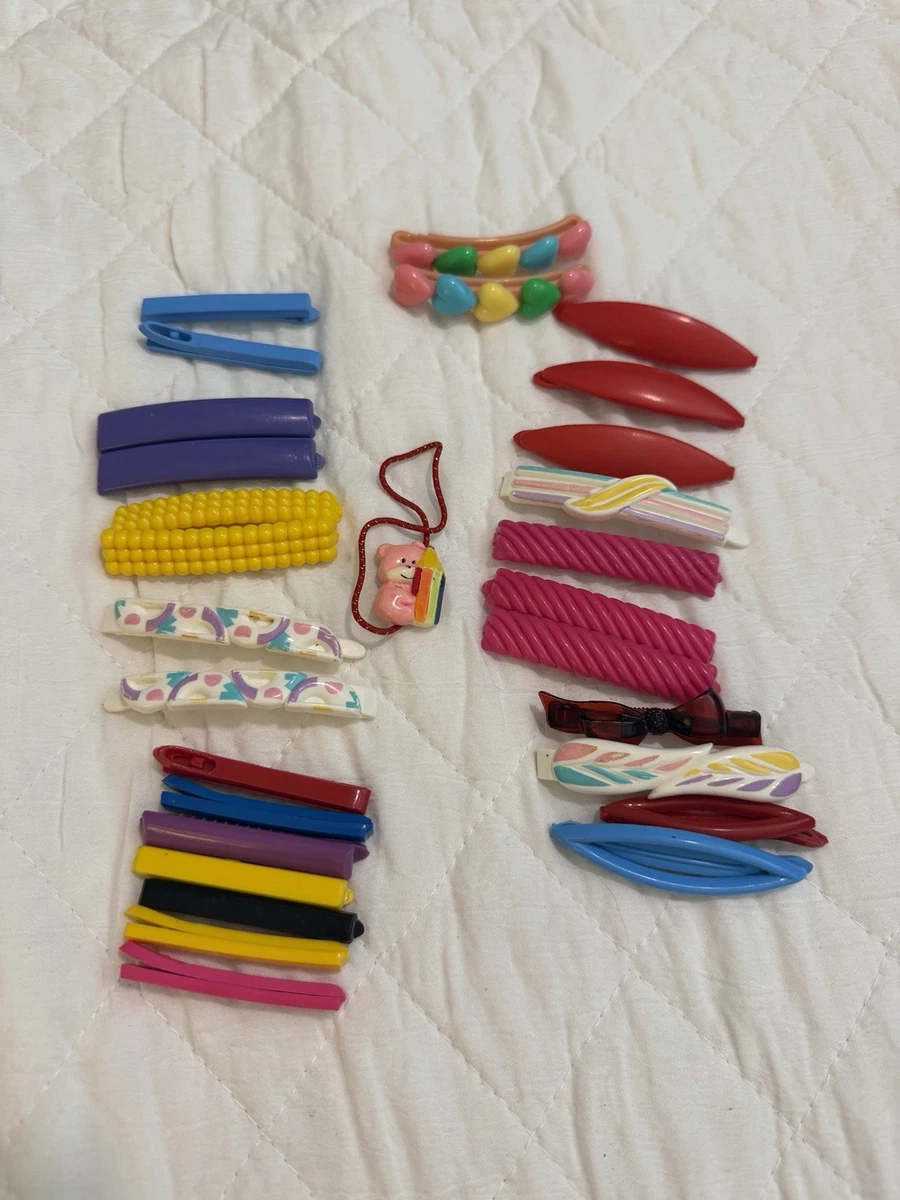 Vintage Plastic Hair Clips Accessories for sale | eBay