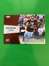 Mark Andrews 2018 Sage Hit Premier Draft Rookie RC Auto Card #A-25. rookie card picture