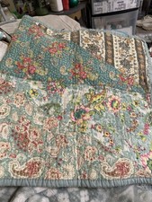 Laura Hart King Pillowcase Green Floral