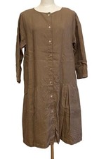 Nest Robe Linen Dress Reversible Used Fashionable Summer Size F -From Japan