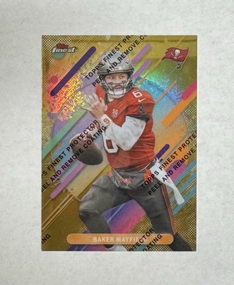 Baker Mayfield 2025 Topps Finest Rare #249 Gold /20 Jersey # Match Buccaneers