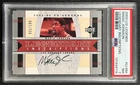 MAGIC JOHNSON PSA 7 2003-04 UPPER DECK LEGENDS LEGENDARY INSCRIPTIONS AUTO /100