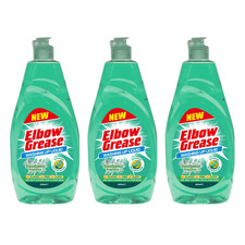 3X Elbow Grease Washing Up Liquid, Eucalyptus Fresh 600ml Power Degreaser 4.44 per litre