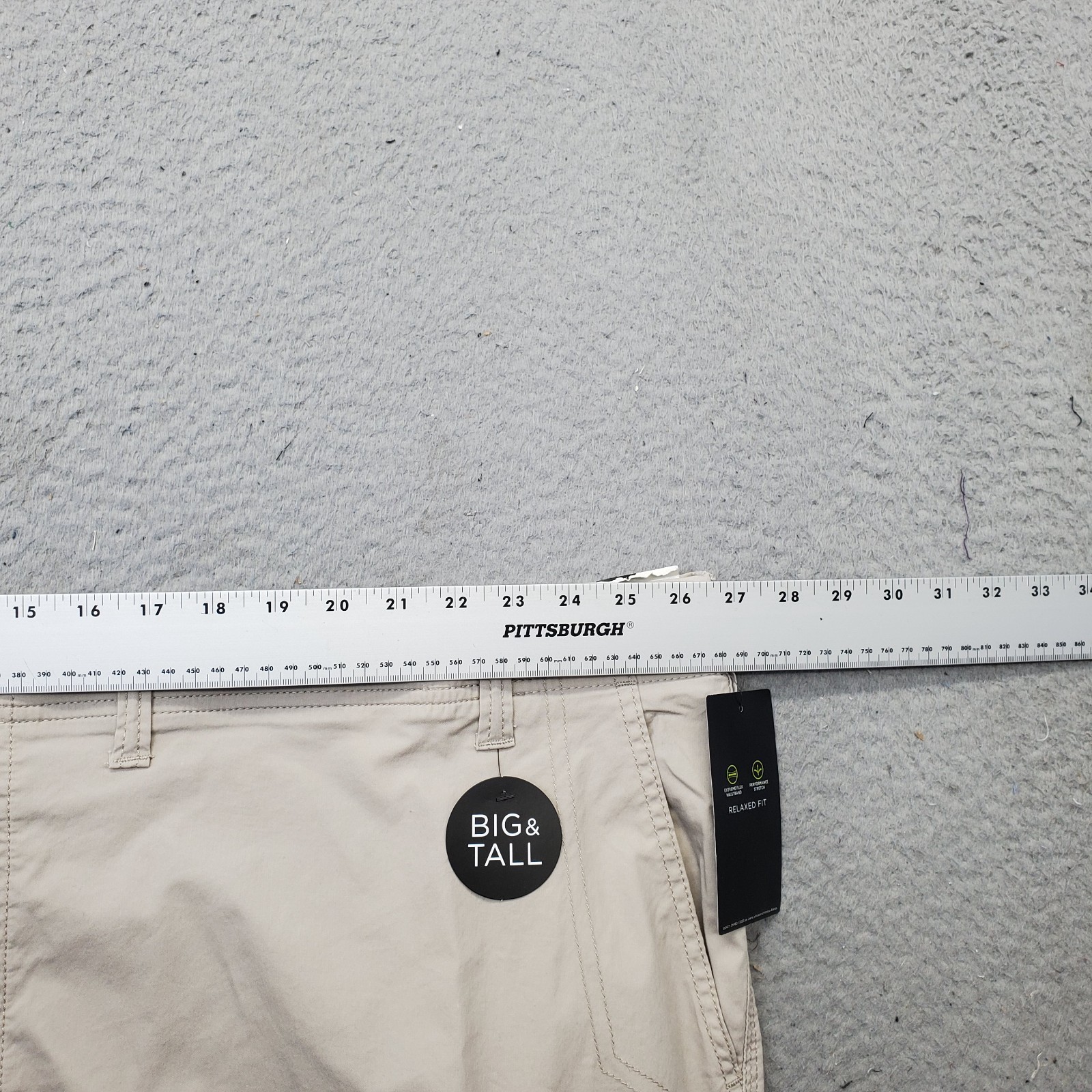 Lee Extreme Motion Cargo Shorts Mens 54 Brown Stretch Performance Relaxed Fit thumbnail 5