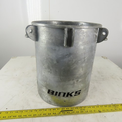 #ad Binks 10 Gallon Pressure Pot Tank Only Galvanized Steel Replacement Part $108.19