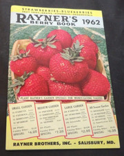 1963 RAYNERS BERRY BOOK GARDEN CATALOG-SALISB...