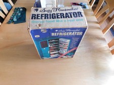 Suzy Homemaker Refrigerator With Box Vintage LOTS OF PIECES 