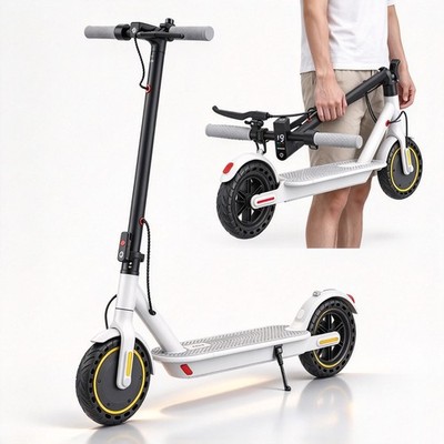 350W Adult Electric Scooter Foldable 31KM/H Urban Commuter ESCOOTER White