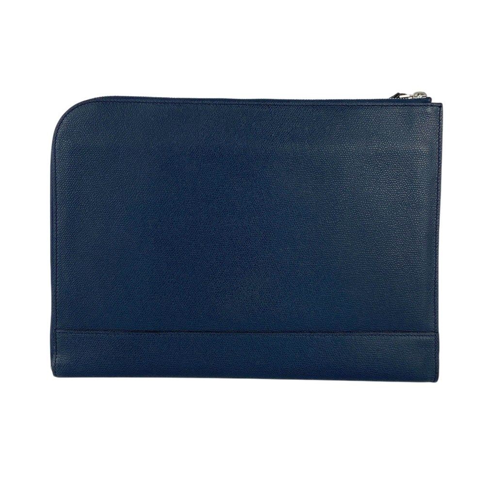 Valextra Second Clutch Bag Document Case Leather … - image 2