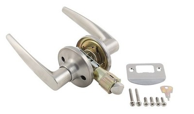 American Motorhome RV Interior Door Stainless Handle Set non Locking 013-230-ss