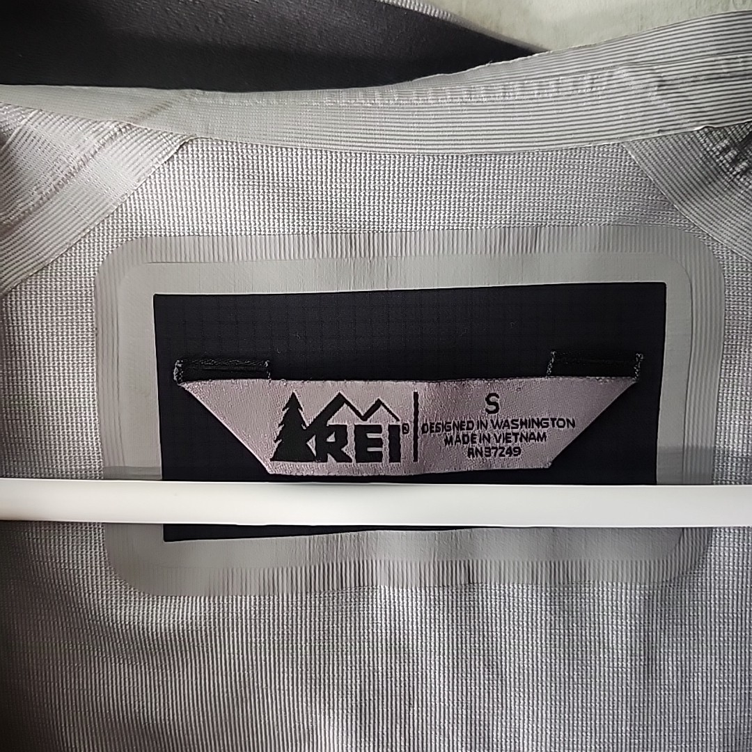 REI Elements eVent Jacket size small  black E1 Wa… - image 2