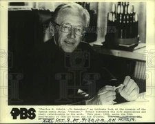 1980 Press Photo Charles M. Schulz Stars in "Charles M. Schulz....To Remember"