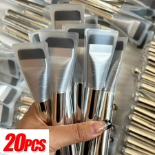 Ultra Thin Foundation Makeup Brushes 20PCS Soft Lightweight and Flat Face Contou