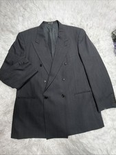 GIORGIO ARMANI Made In Italy Vintage Double Breasted Sport Coat Jacket 46 1980  s