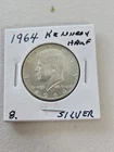 1964 Kennedy Silver Half Dollar 90% Silver Uncertified circulated