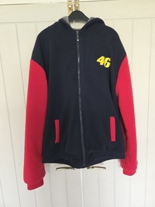 Sweat Valentino Rossi Heritage – Hoodie Zippé Noir Officiel Moto GP – Taille XS Homme