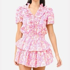 Love Shack Fancy- Ellis Dress- Pink Party Bash