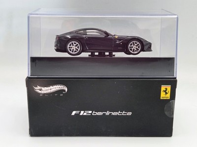 2012 Hot Wheels Elite FERRARI F12 BERLINETTA Dark Blue 1/43