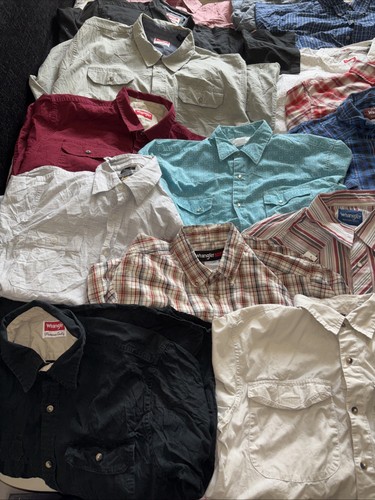 VintageWestern styled wranglers and lees shirts - Picture 4 of 4