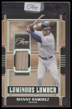 2025 Panini Three and Two #LUM-MR Manny Ramirez Luminous Lumber Holo Silve #/25