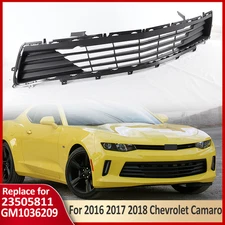 For 2016-2018 Chevrolet Camaro LT/LS 23505811 Black Front Bumper Lower Grille