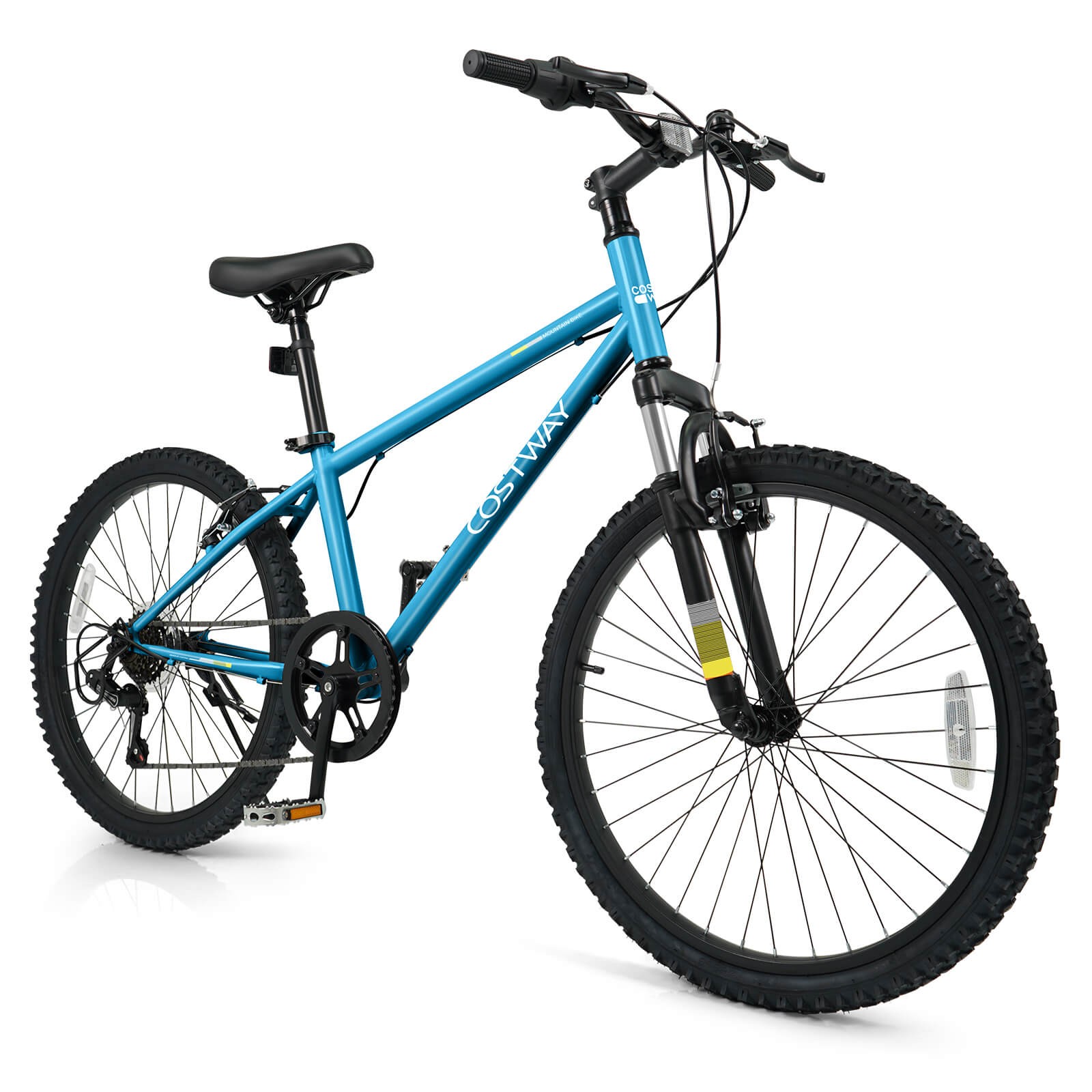 24 Inch Kids Mountain Bike for Boys Girls Aged 8+ Years Old 