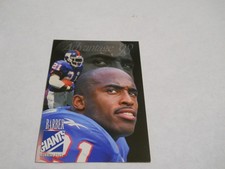 TIKI BARBER ROOKIE CARD NEW YORK GIANTS 1997 COLLECTOR'S EDGE ADVANTAGE. rookie card picture