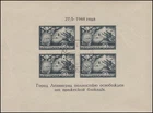 Soviet Union Block 4 Type III/V - Liberation of the City of Leningrad, Stamped O