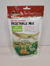 Zilla Reptile Munchies Vegtable Mix With Calcium Reptile Food 4-Ounce