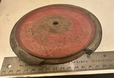 1940S Toy Firetruck Wheel, Buddy L , Metal Craft 6 Inch Diameter Surface Rust