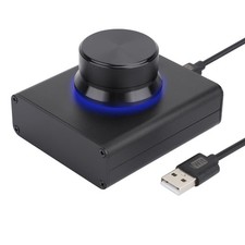 USB Volume Knob, Big PC Computer Speaker Volume Control Audio External USB Vo...