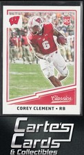 Corey Clement 2017 Panini Classics #220 Red Back Wisconsin RC 40/299
