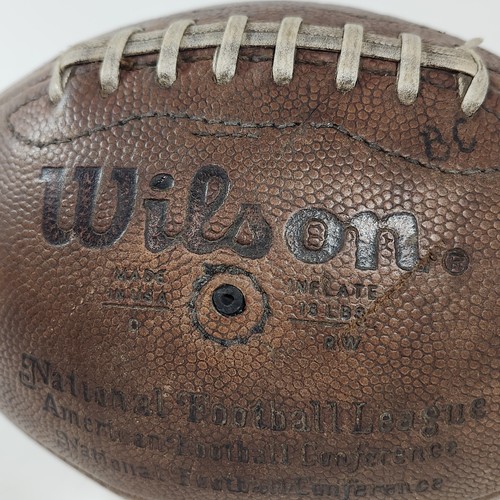 Wilson NFL Official Game Football Leather Pete Rozelle 1970s USA Vintage READ - Picture 8 of 17