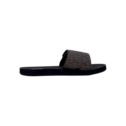 MICHAEL KORS Wade Slide Sandals, Brown, SIZE 8 - Picture 2 of 3