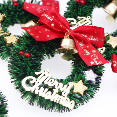 Five Pointed Star Christmas Wreath Dollhouse Door Decor Christmas - Picture 5 of 6
