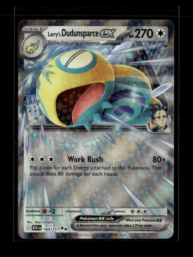 Larry's Dudunsparce ex 164/217 ME: Ascended Heroes Double Rare Holo Pokemon TCG