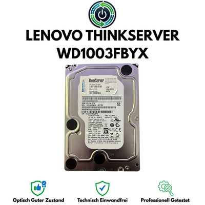 WD RE4 1TB (WD1003FBYX) SATA II 7200RPM 64MB Cache Raid Lenovo ThinkServer Labl