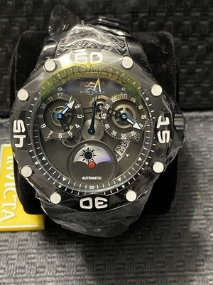 Invicta 48mm Subaqua Noma Vlll Mechanical Automatic Black Tone Watch,Model 47568