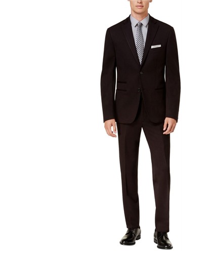 Calvin Klein Mens Knit Dress Pants Slacks, Black, 42W x UnfinishedL